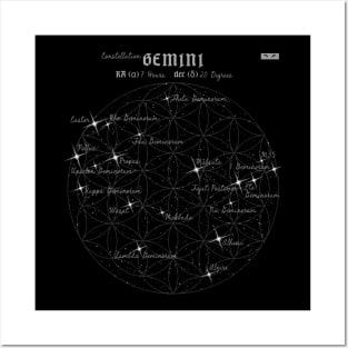 Constellation Gemini Posters and Art